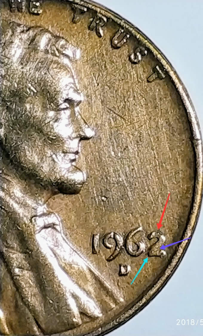 1962-D--Lincoln-Memorial-Cent---Small-Date-Vs-Large-Date