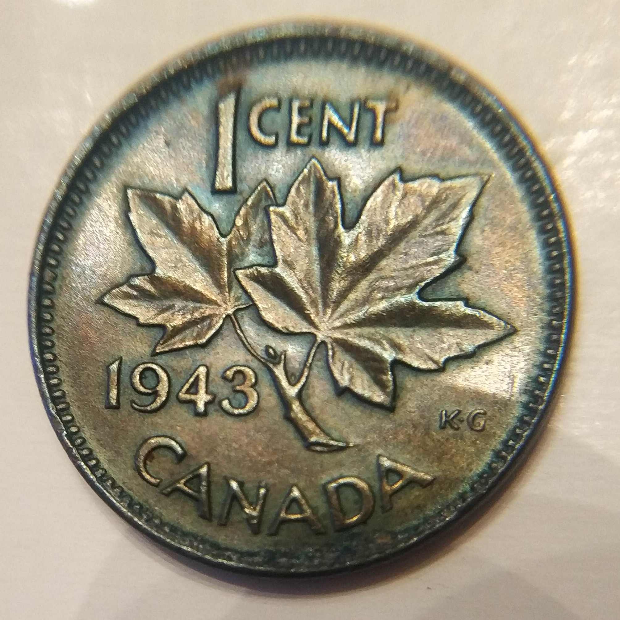 Lamination-Crack-Of-The-1943-Canadian-Cent