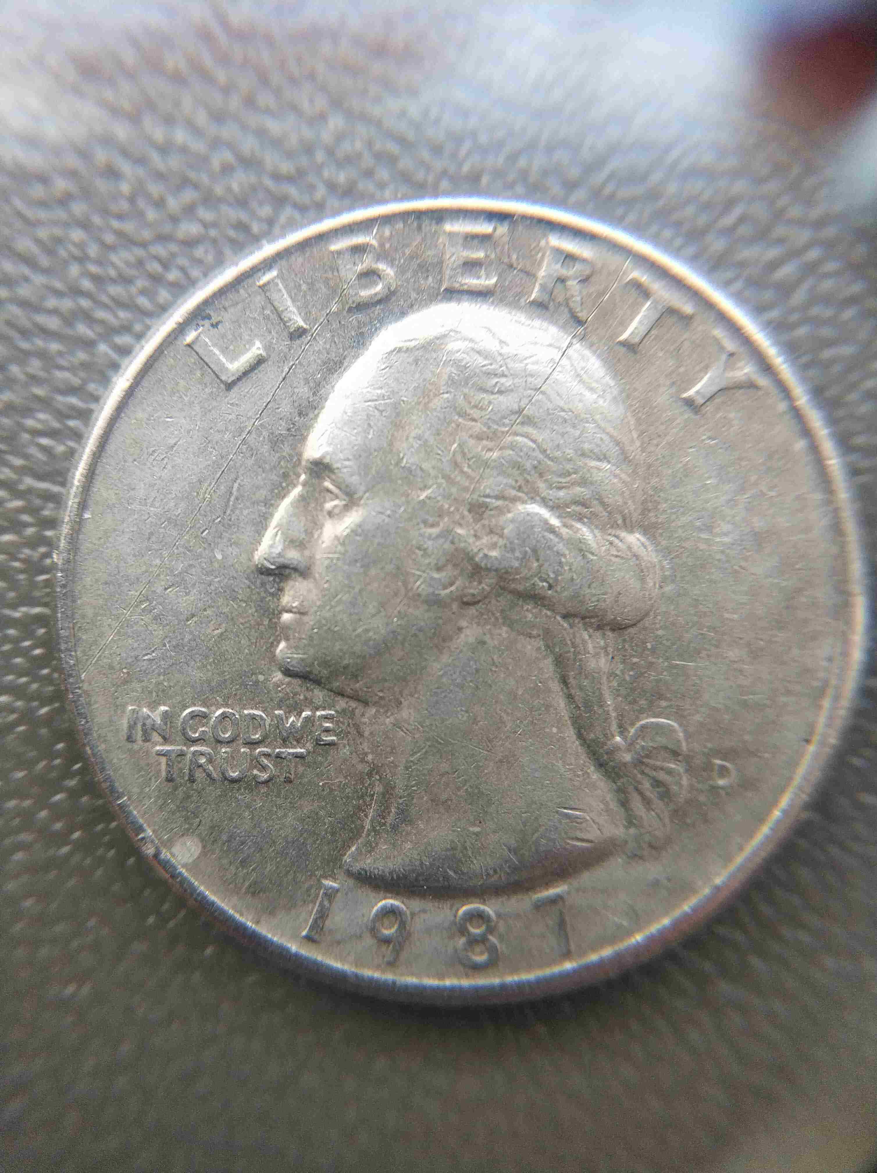 Planchet-Or-Die-Crack-,-Scratch-Was-This-1987-D-Washington-Quarter