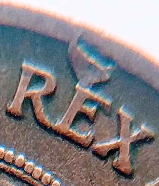 1931-King-George-V--Canada-Cent-Observe-Rim-Die-Chip-Error