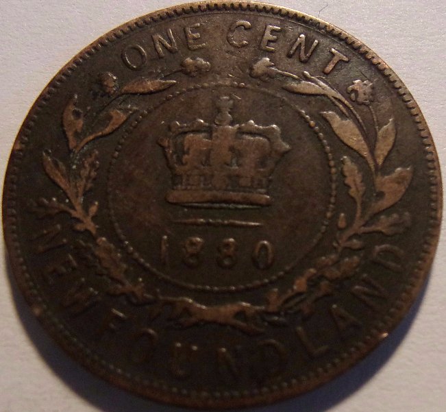 1880-Newfoundland-One-Cent