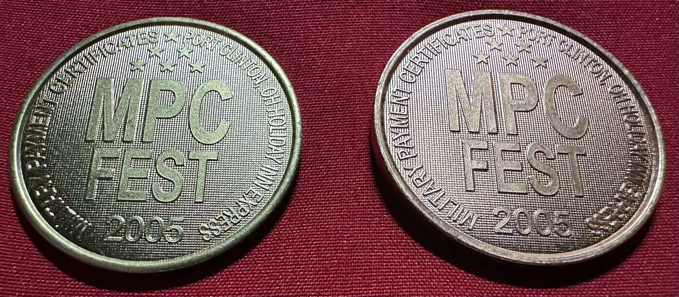 2005-MpcMilitary-Payment-Certificates-Fest-Coins/Tokens-Info-Help-?