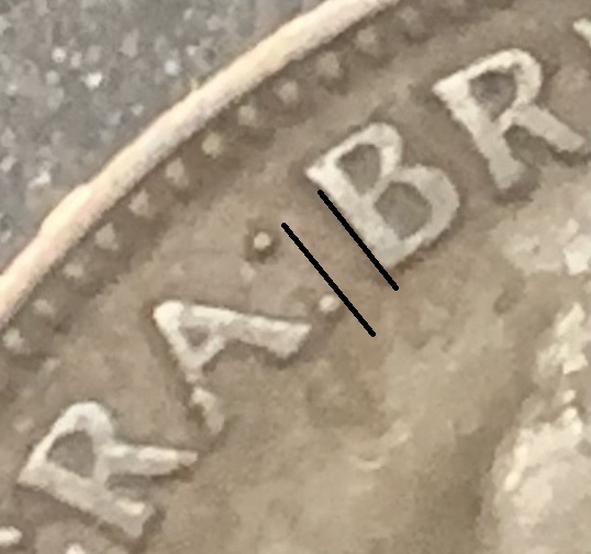 UK-1920-And-1927-Two-Dots-On-The-One-Penny-Coin