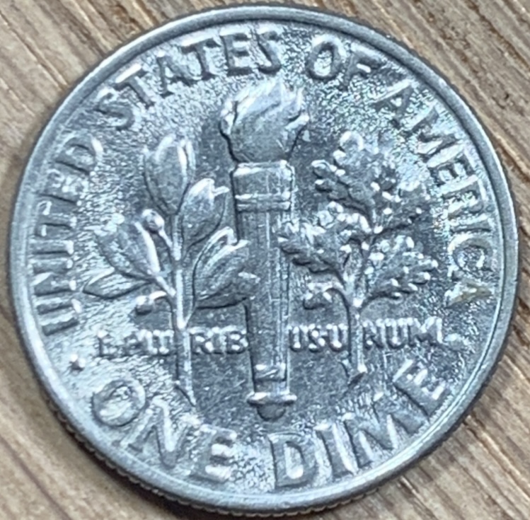 1987-P-Dime-W/Orange-Peel-Texture