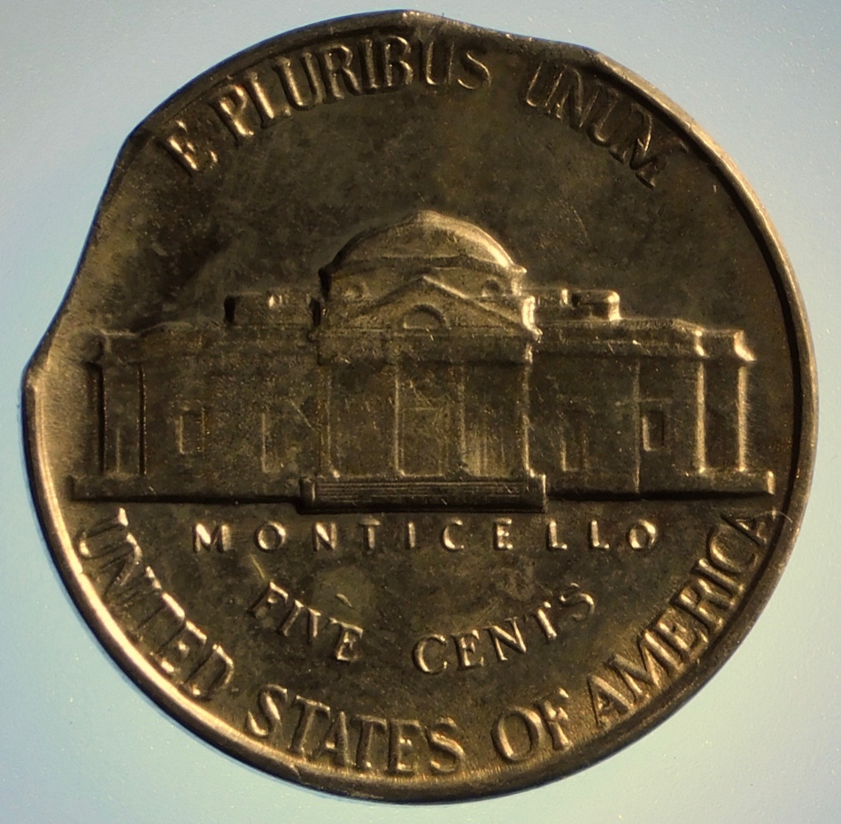 1962-Jefferson-Nickel,-Clipped-Planchette-Or-PMD?
