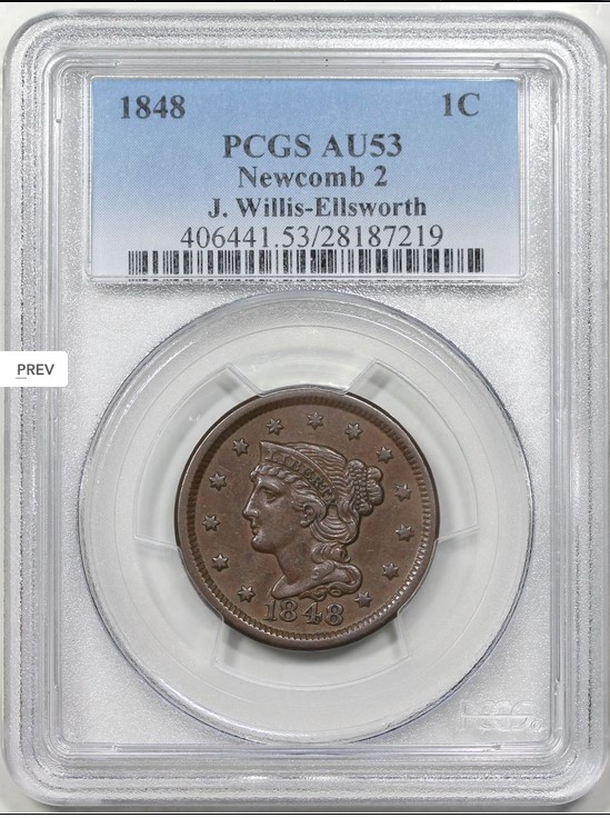 Post-A-Picture:--Braided-Hair-Large-Cent-1839-1857