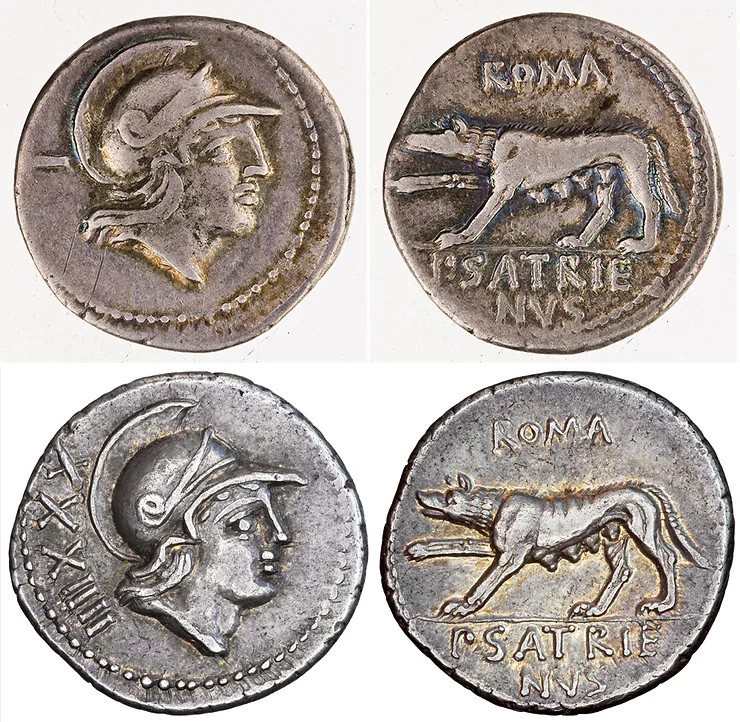 Republican-Silver-Denarius:-The-Color-Purple!
