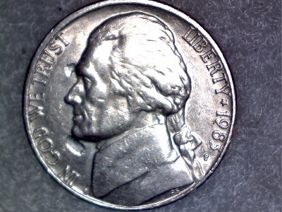 1983-Jefferson-Nickel,-Debris-Error-On-Obverse-And-Doubling-On-Reverse?