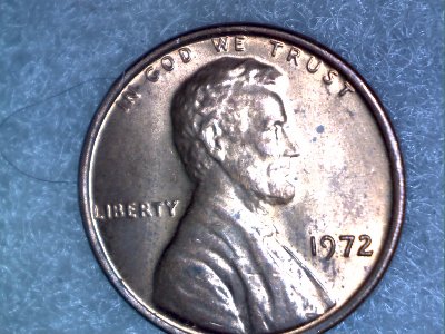 1972-Lincoln-Penny,-Doubling-On-Obverse-