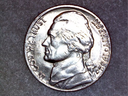 1982-Jefferson-Nickel.-Designer-Initials-Messed-Up?