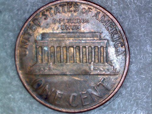 1989-Lincoln-Cent.-Struck-Through-Grease.-Nice!