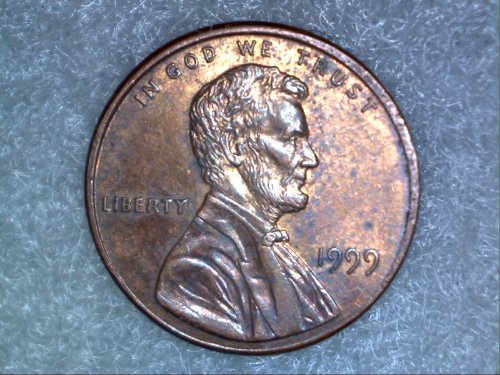 1999-Lincoln-Cent,-Rim-Flat-On-Reverse?