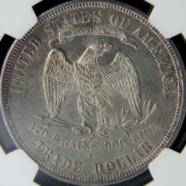 1877-S-Trade-Dollar-Rare-Variety?-Value?-PCGS-MS-62