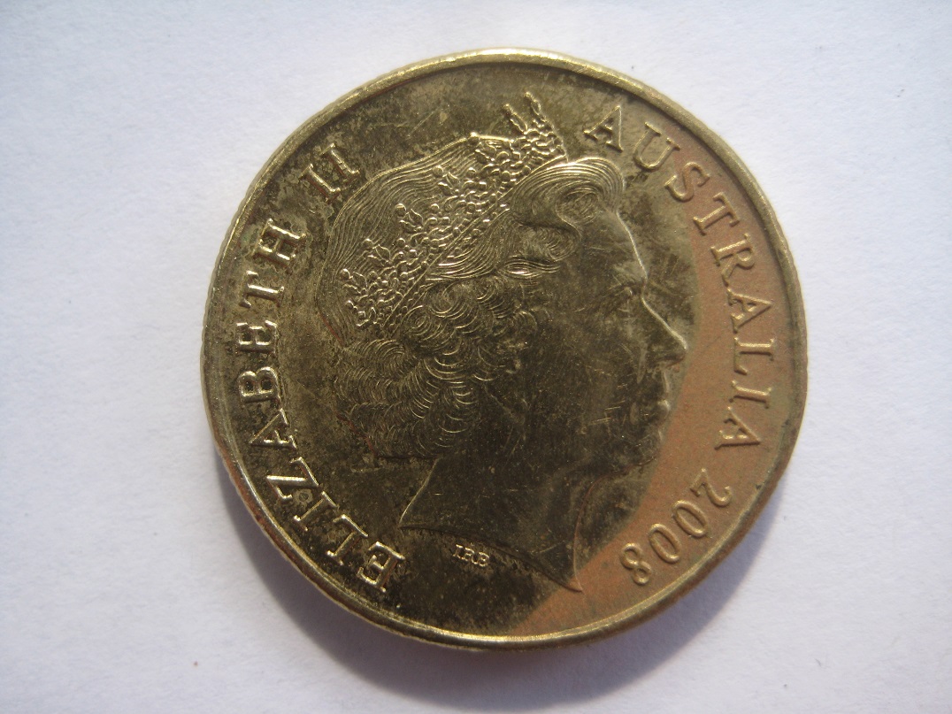 Unusual-Two-Toned-Coin-2008-Dollar