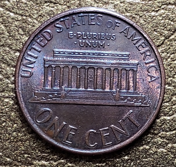 1987-D-1c-Lincoln-Mem-Penny-Die-Break-/-Shattered-Die-Error
