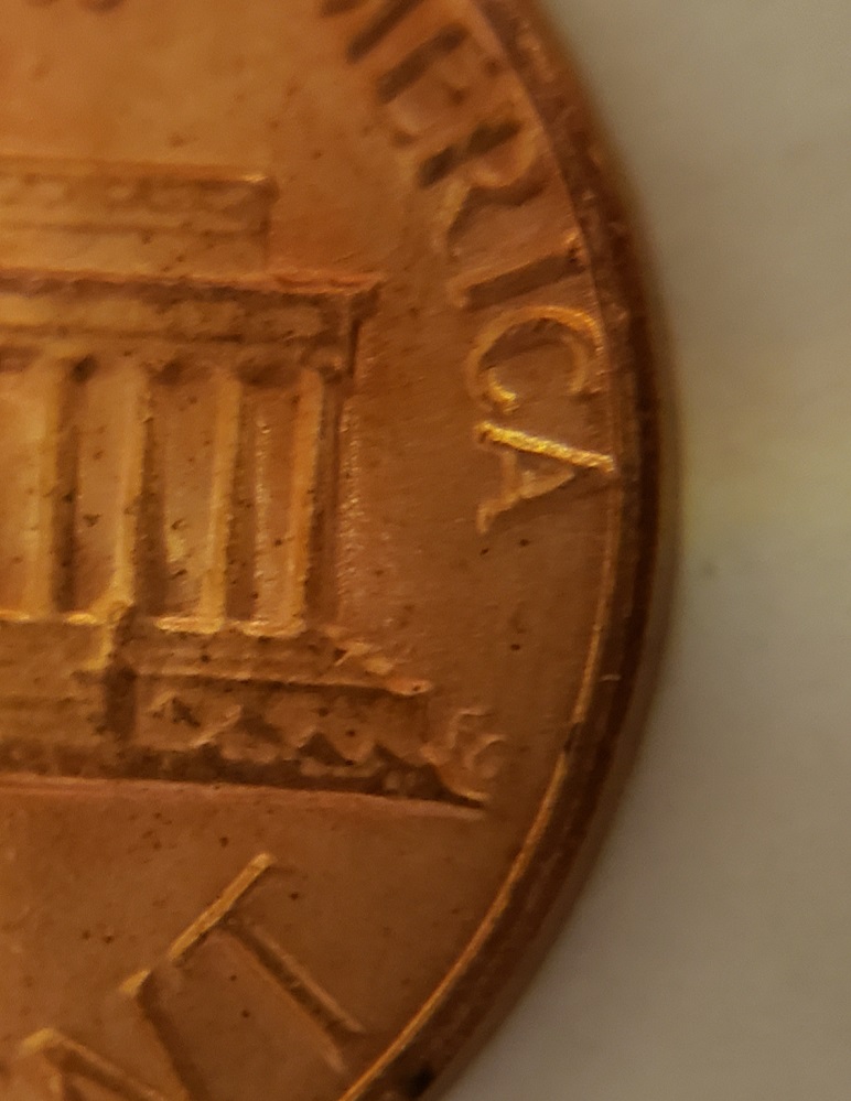 1985-D-Lincoln-Penny----See-Rev.-Columns-DDR-And-DDO?