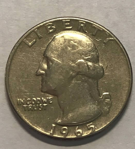 1965-Washinton-Quarter-Dollar---Condition?