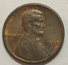 1982-P-Lincoln-Cent-Zinc---Curious-About-The-Planchet