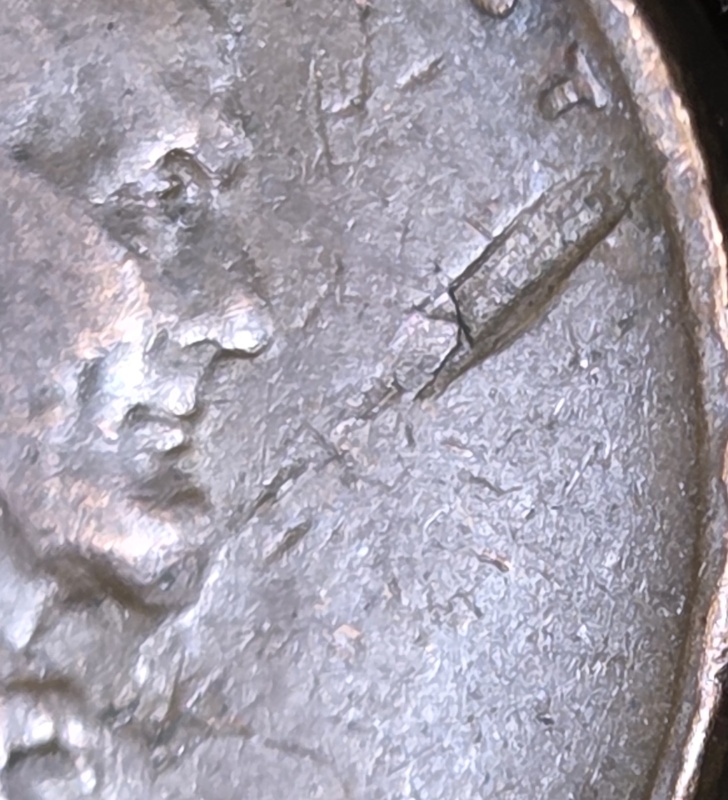 1945-S---1-Cent,-PMD-Or-Lamination-Error?