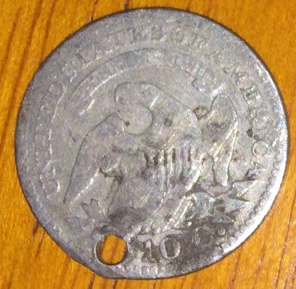 How-Do-Holes-In-Coins-Impact-Grading?-1821-Dime-&-1853-Half-Dime