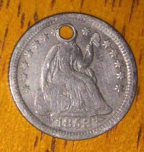 How-Do-Holes-In-Coins-Impact-Grading?-1821-Dime-&-1853-Half-Dime