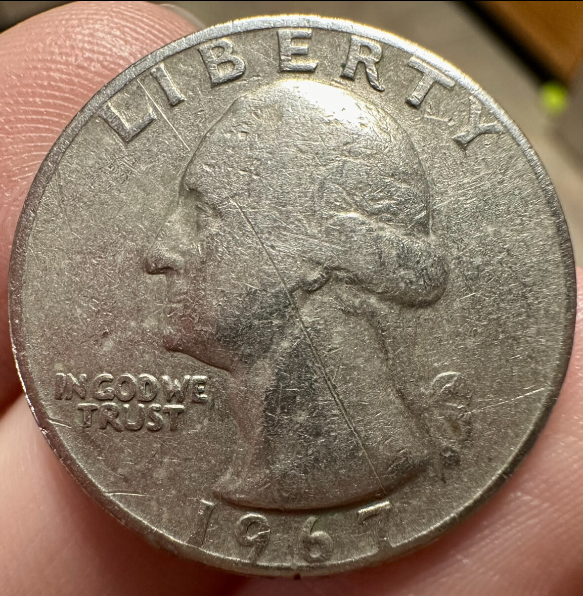 1967-P-Quarter-~-Strike-Through-Wire?