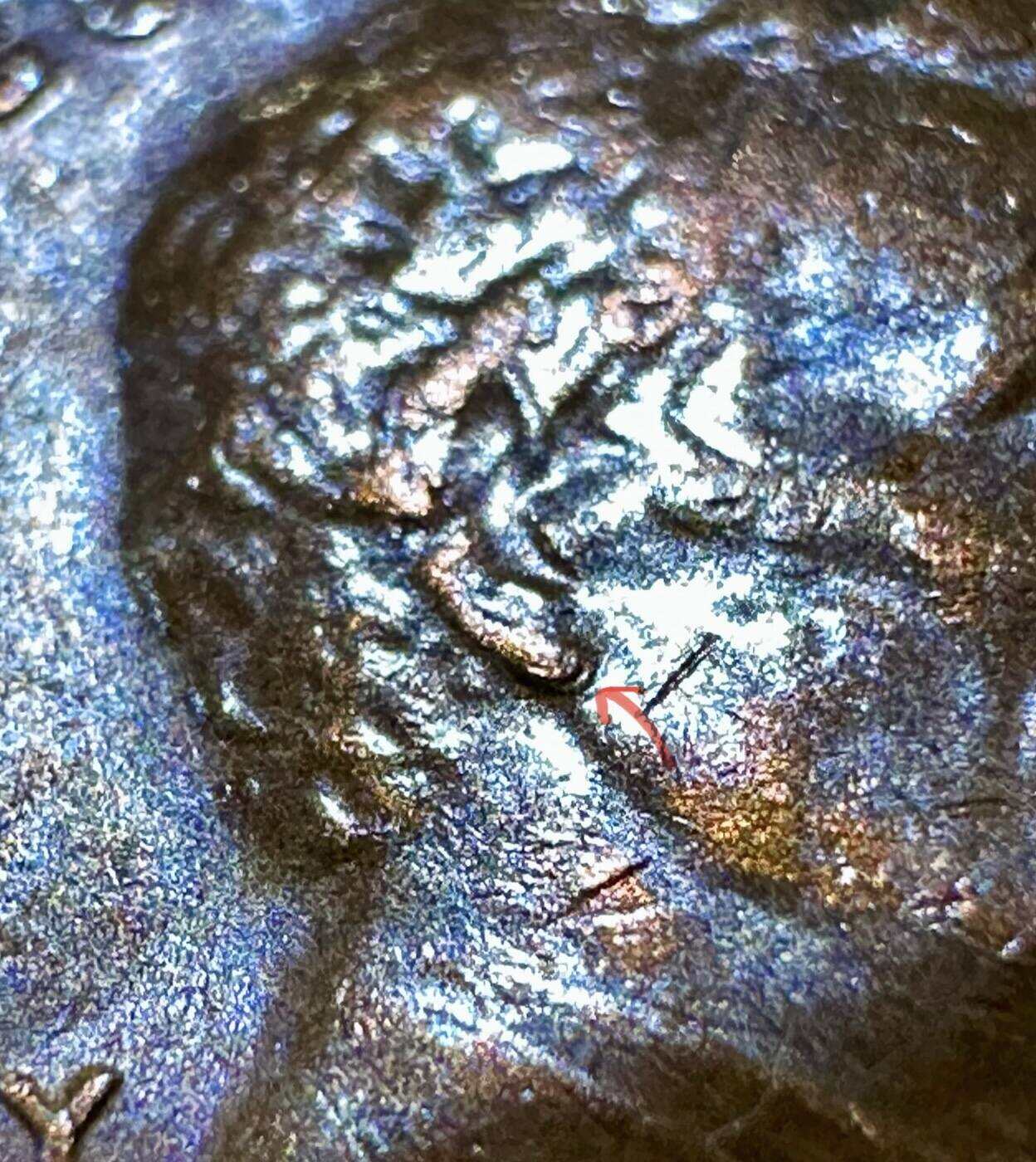1974-P-Lincoln-Penny---Ear-Doubling-Unsure-What-Type