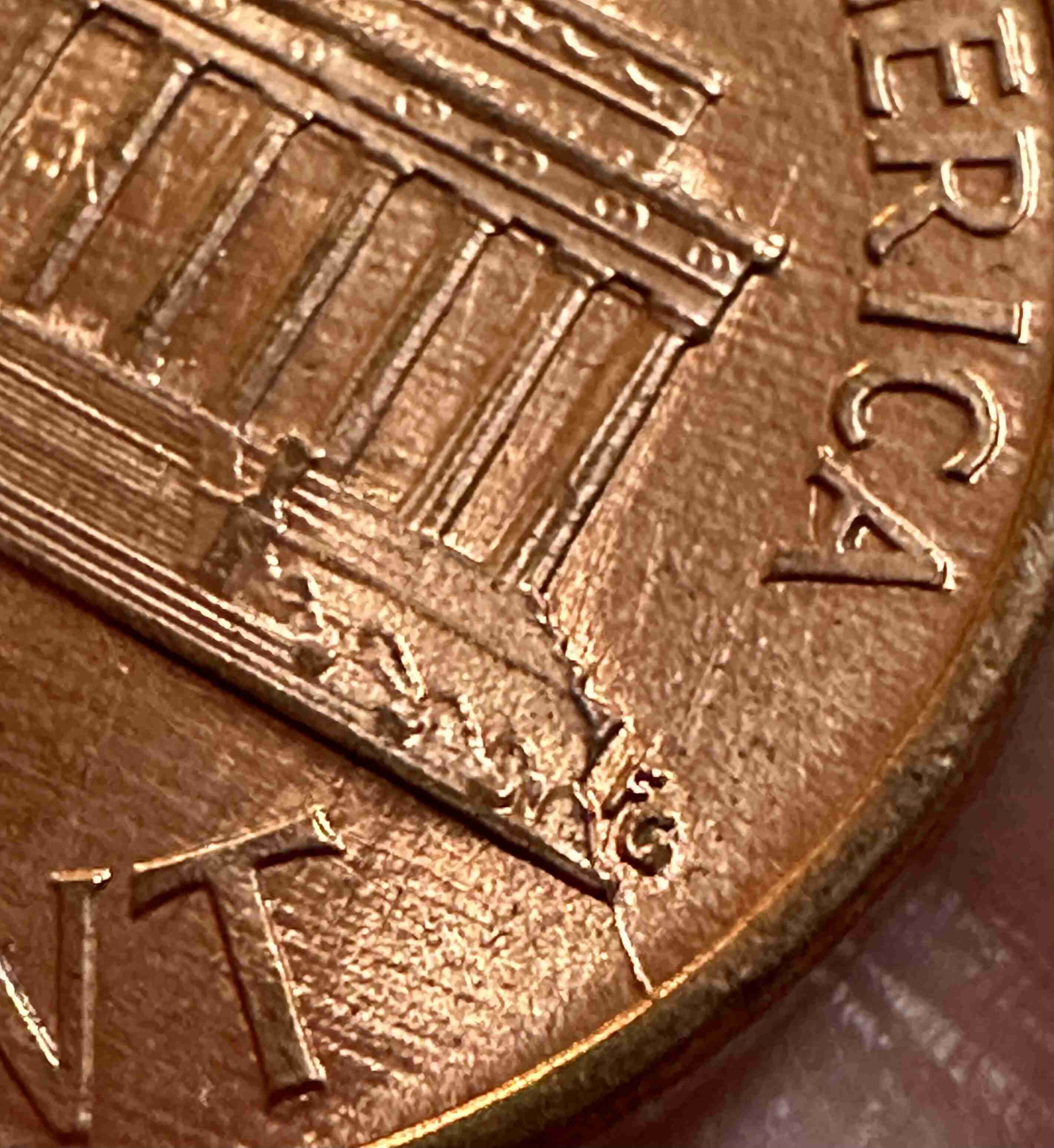 1989-P-Lincoln-Penny-~-Ridge-Ring,-Obv+rev-Die-Scratches,-REV-Die-Crack,-DDO?