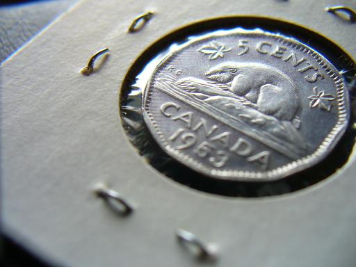 1953-Canadian-Nickel-Error?-First-Recorded-Foreign-Trail-Die-Canada
