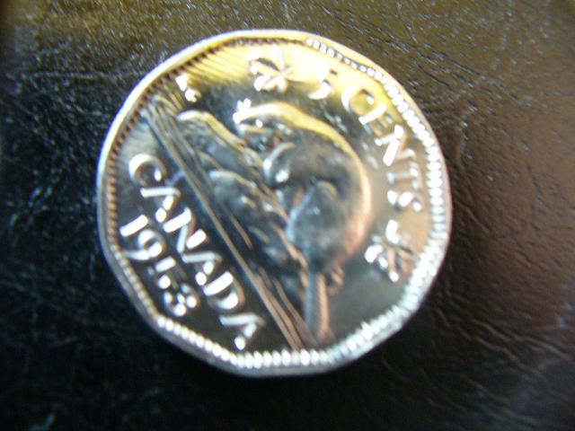 1953-Canadian-Nickel-Error?-First-Recorded-Foreign-Trail-Die-Canada