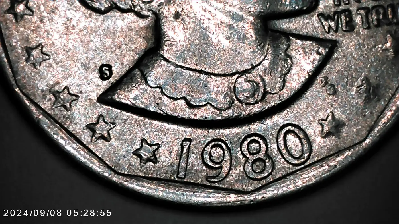 Bank-Rolls-Of-1$'s-&-.50c-Coins-1980-S-Susan-B-Anthony-RPM?