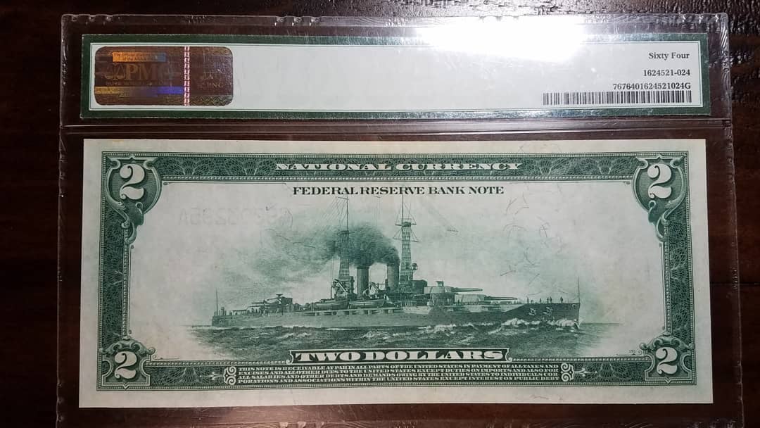 1918-2$-Battleship-PMG64