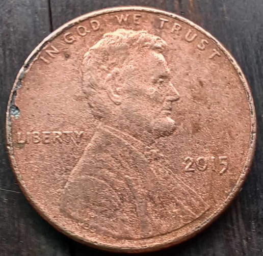 Damaged?--2015-Penny-~no-Mint-Mark