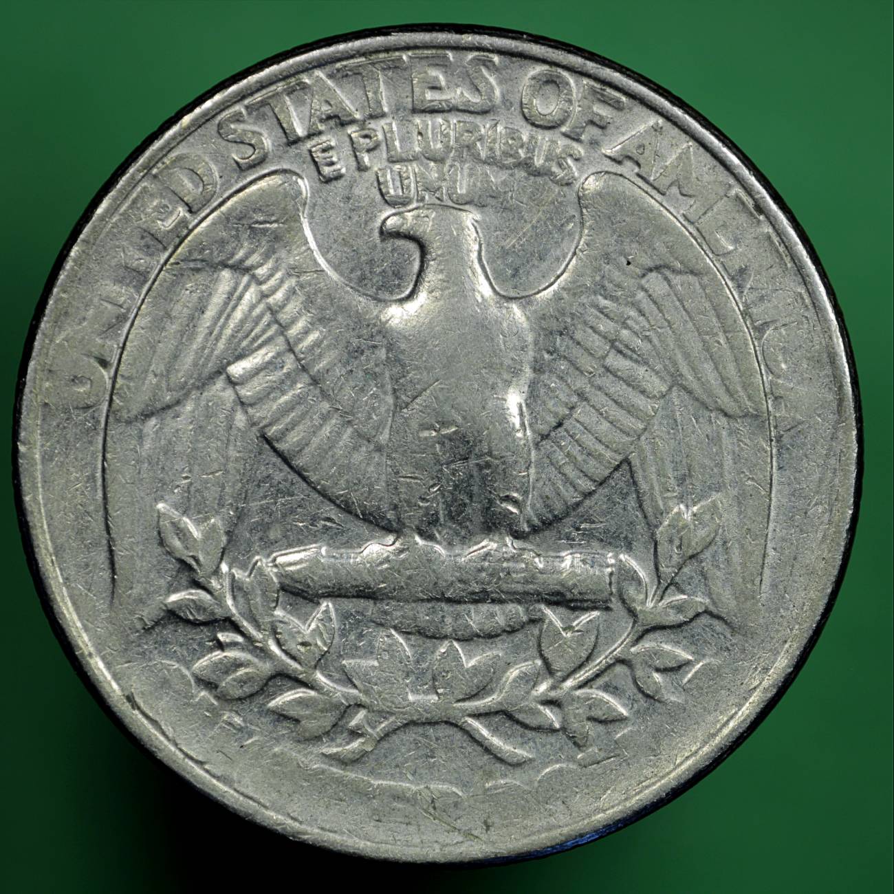 1985-P-25c-Struck-Through-Grease-Low-Pressure-Strike