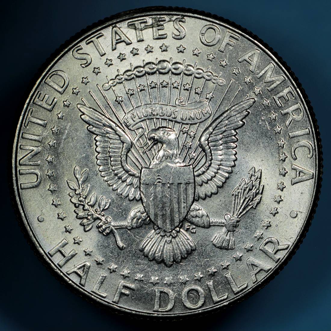 1998-D-Kennedy-50c-Brockage-From-A-Struck-Fragment