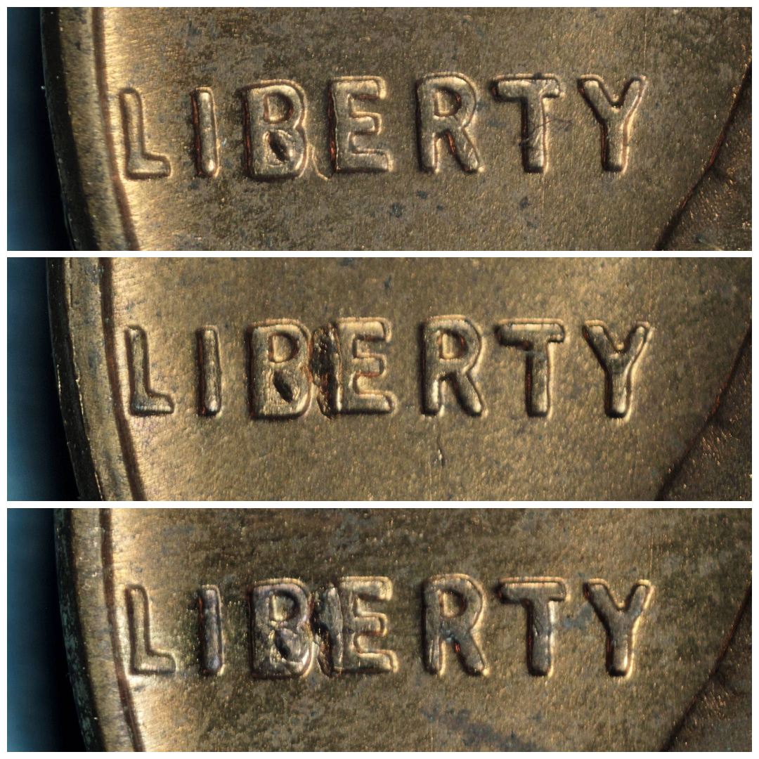 1957-D-1c-BIE-3-Coin-Progression