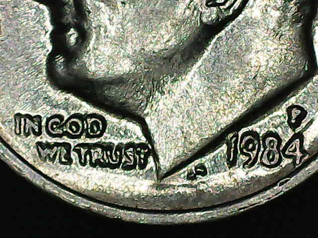 1984-P-Roosevelt-Dime-Possibly-DD-On-Front-And-Back?