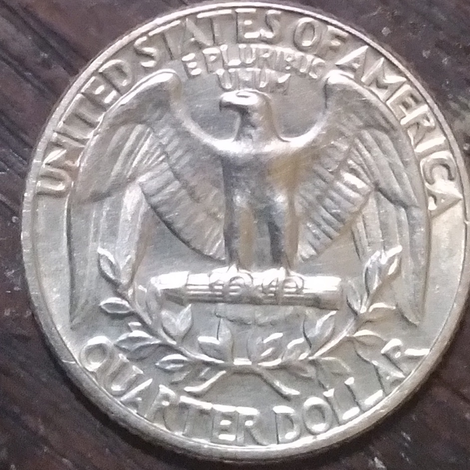 Business-Strike-Washington-Quarter-1972-D-Struck-On-1964-D-Type-A-Dies