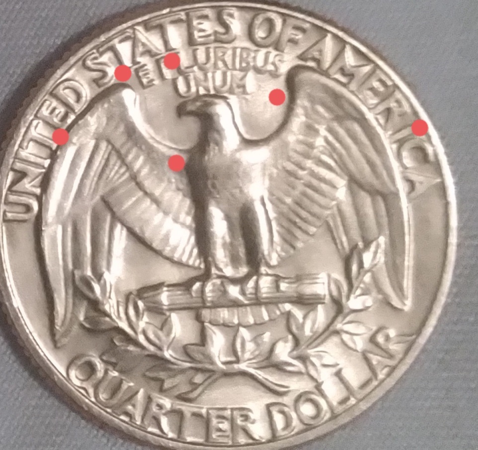 Business-Strike-Washington-Quarter-1972-D-Struck-On-1964-D-Type-A-Dies