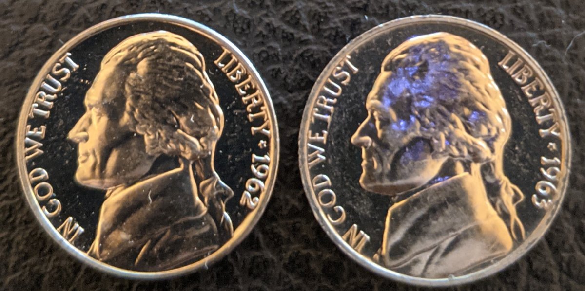 1962,-1963-Proof-Jefferson-Nickels