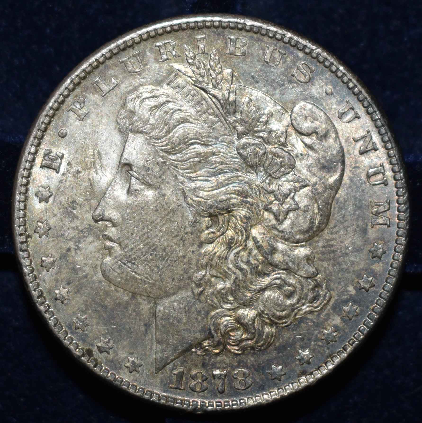1878-Morgan-Dollar-Doubled-Entire-Obverse,-7/4-Tf?