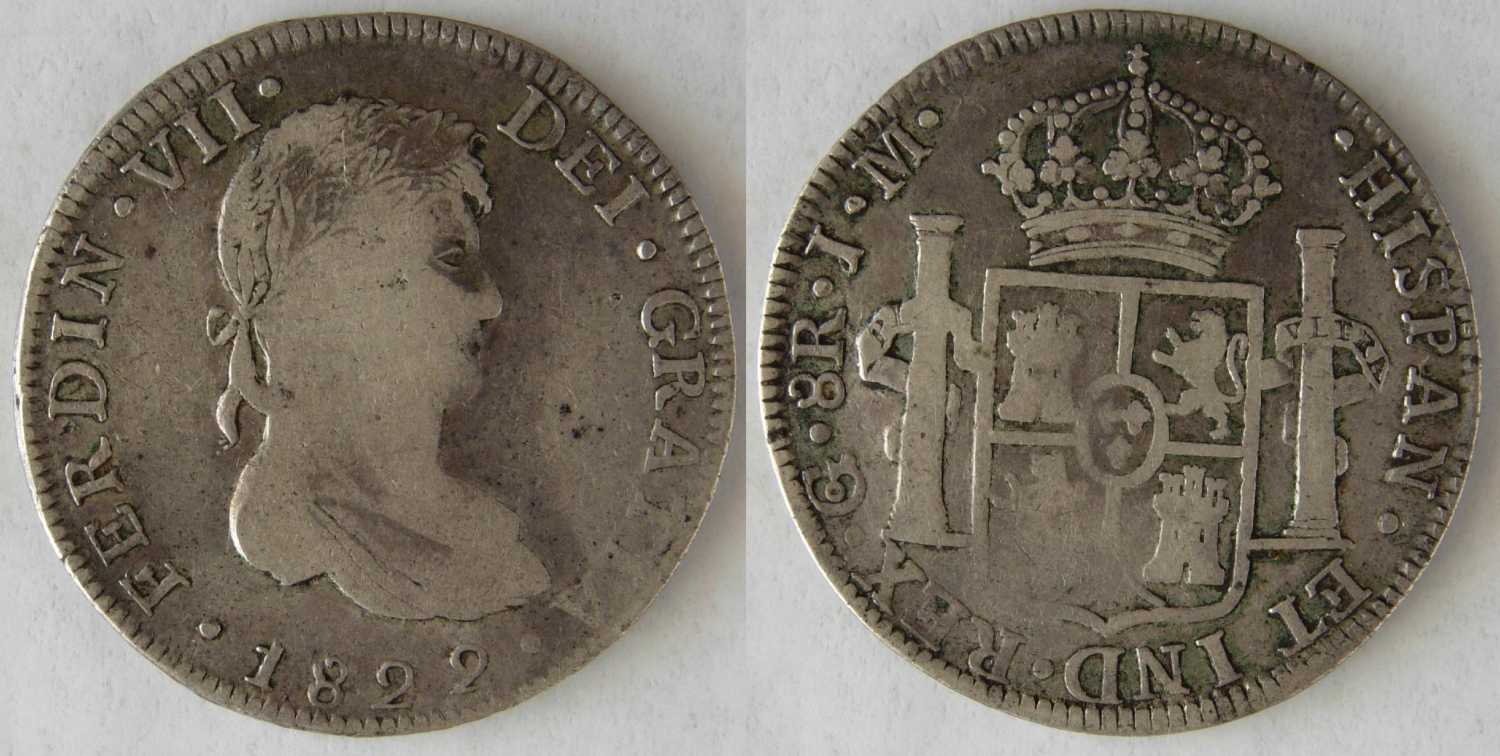 8-Reales-1822-Go:-Authentic-Or-Not?