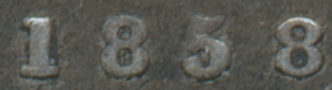 Canada-1858-5-Cents---Is-This-A-Large-Date?