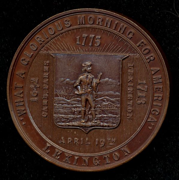 Commems-Collection-Medals:-1875-Battle-Of-Lexington-Centennial