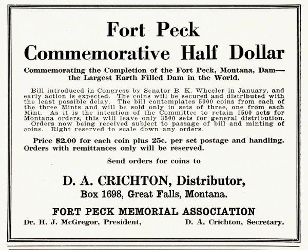 Commems-Collection-Classic:-What-If?-1937-Fort-Peck-Dam