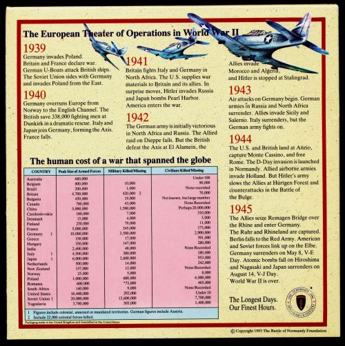 Commems-Collection-Modern:-1993-Battle-Of-Normandy-Set