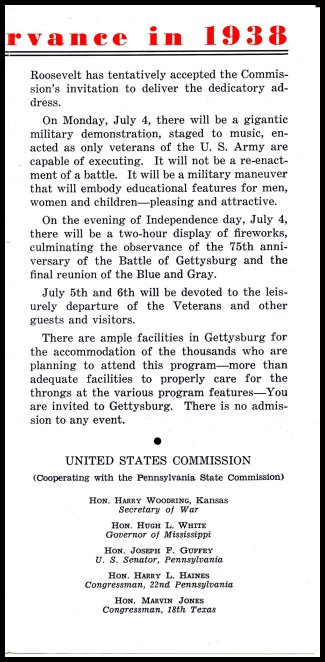Commems-Collection-Classic:-1936-Gettysburg-Ephemera