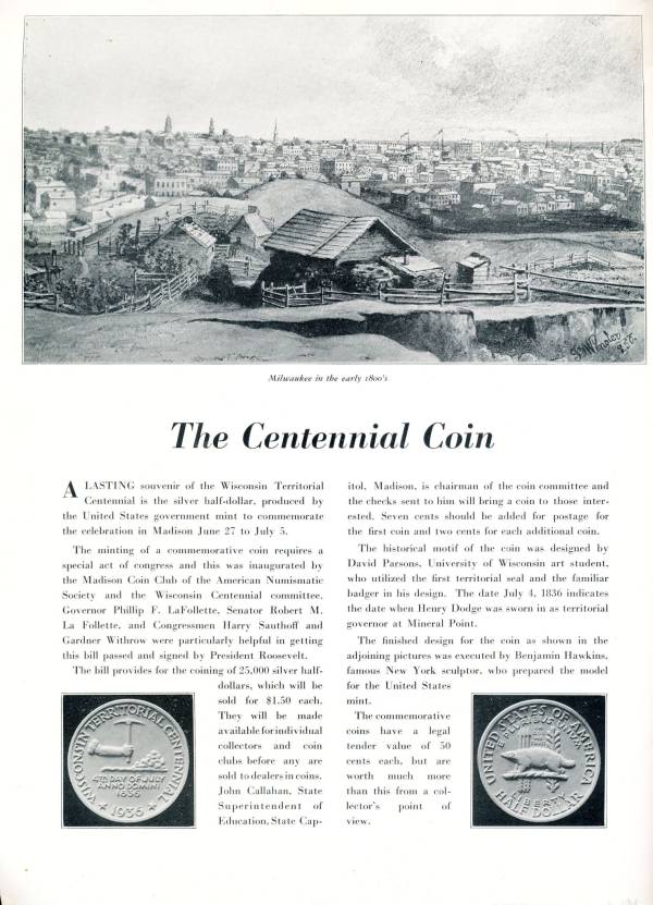 Commems-Collection-Classic:-1936-Wisconsin-Territorial-Centennial---Revisited