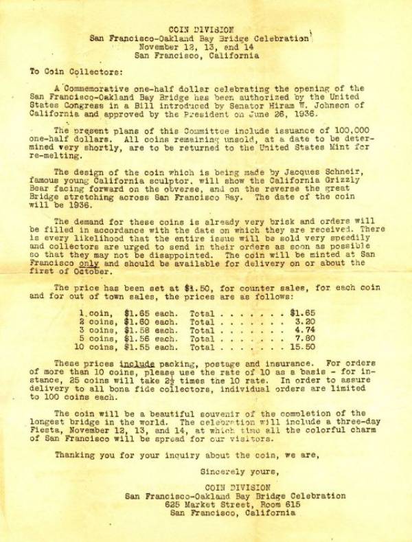 Commems-Collection-Classic:-1936-San-Francisco-Oakland-Bay-Bridge---Ephemera