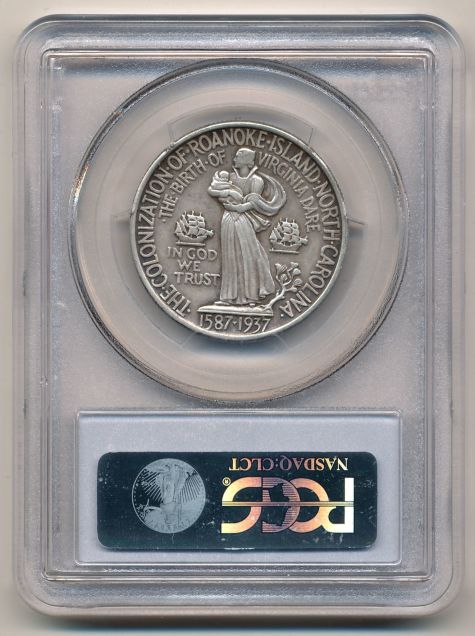Commems-Collection-Classic:-1937-Roanoke-Colony---Half-Dollar-Copy